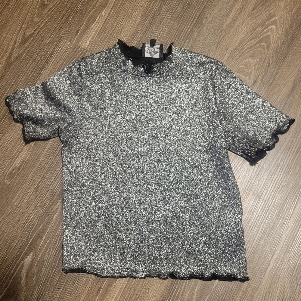 Angie Metallic Tee